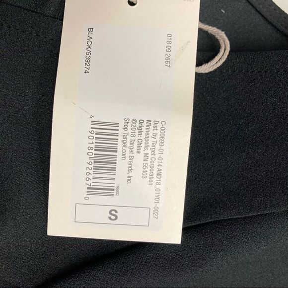 a.new.day Women’s Black Bodycon Dress Cap sleeves Size Small - Picture 7 of 11